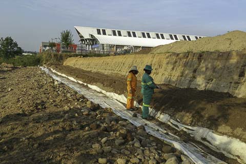 Nissan Trucks Wrapped Wall